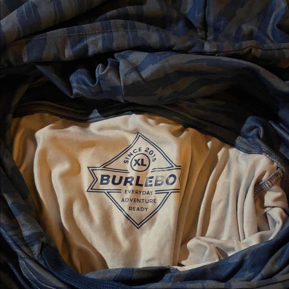 Burlebo Navy and Beige Camouflage Jacket